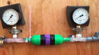 Shitty 3D printed check valve