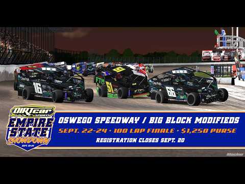 DIRTcar eSports: Empire State Showdown - Feature Event - dirt track racing video