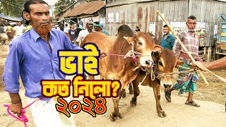 Bhai Koto Nilo?, Hazratpur Paragram Cattle Market 2024 Qurbani Cow Price In Bangladesh PART- 4