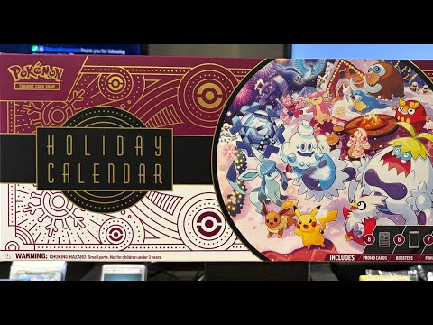 2025 pokemon trading card games holiday calendar Pokemon Holiday Calendar 2025 – Advent Calendar with Boosters – CardsRfun main image 0