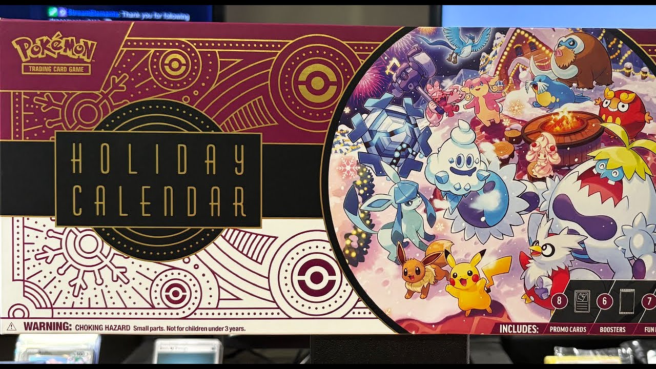 Pokemon 2025 Holiday Calendar - YouTube