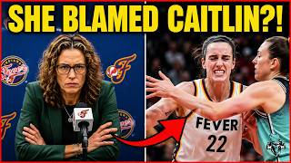 Stephanie White COMPLETELY TURNS On Caitlin Clark After Fever Collapse vs Liberty😱🏀