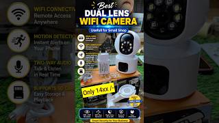 Best Dual Lens Wifi Camera For Shop | smart wifi camera for shop #hdcamera #videocamera #smartcamera
