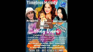 45 TH HEIDY DIANA BERNYANYI MENAMPILKAN MERIAM BELLINA INDAH PERMATASARI JOHAN UNTUNG 26 FEN 25 LIVE