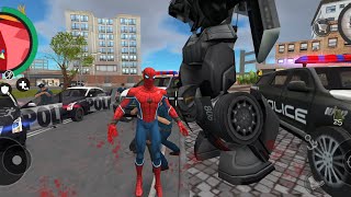 Play with SPIDER-MAN in Vegas Crime Simulator 2 Police War - IOS/Android GamePlay @elliotNaxeex screenshot 2