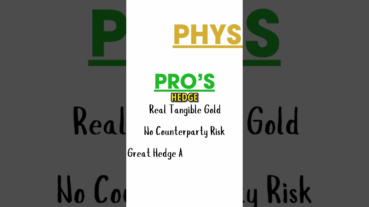 The pro’s and con’s of Physical Gold 💰 
