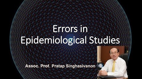 Bias, Confounding, Interaction in Epidemiology | R-FETPV Mentor Training Session by Prof. Pratap