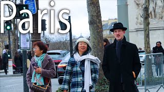 Arc de Triomphe, Paris France, relaxing walk - 4K 60fps - Go Walking Tours