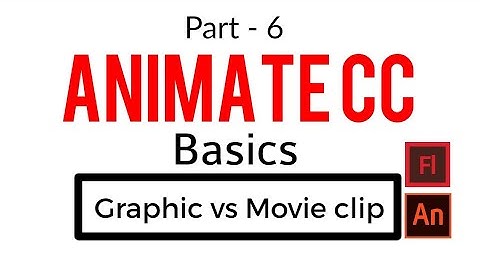 Graphic vs Movie clip  | animate cc beginners tutorial in tamil