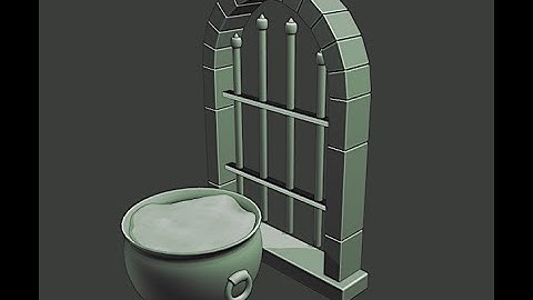 BLENDER 2.8: Modeling a Dungeon Scene (Part 4)