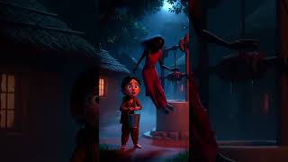 कुए वाली चुड़ैल 😱#femaleghost#bhootnikikahani#scarygirl#ghostwoman