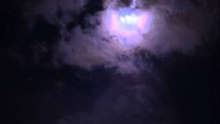 Moon and Clouds - Timelapse