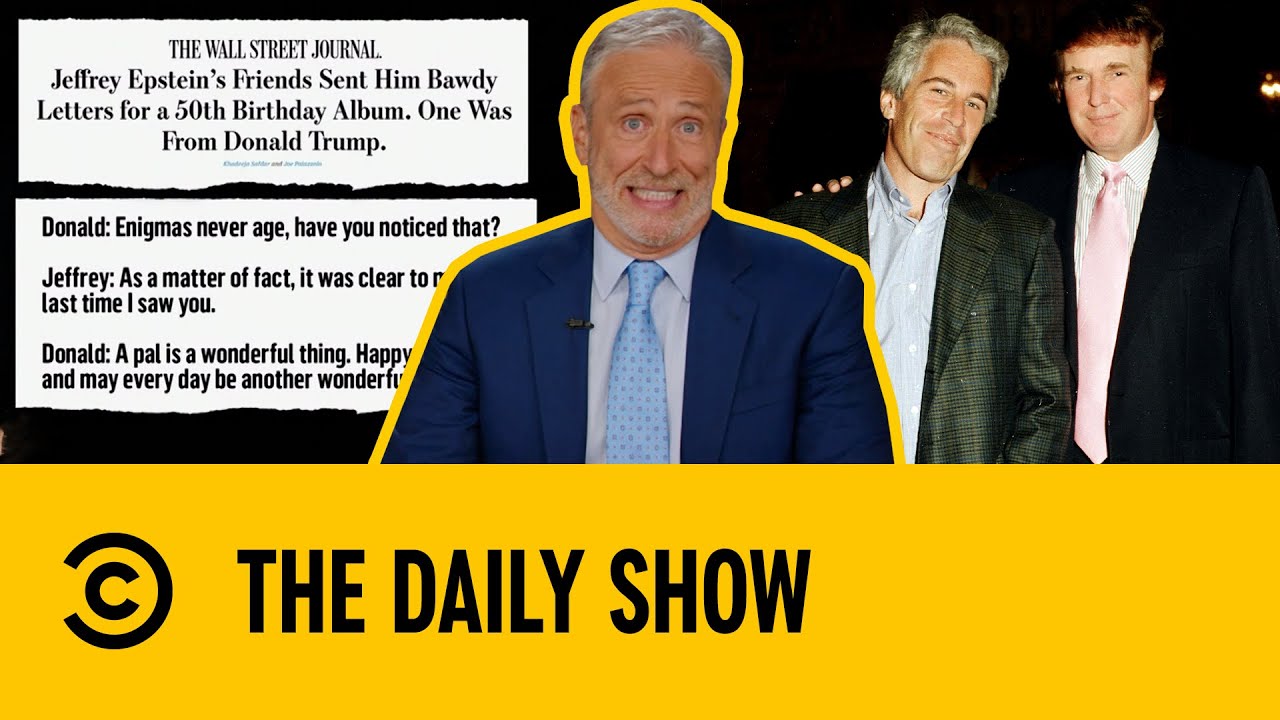 Epstein Estate Documents Reveal Trump Birthday Letter | The Daily Show