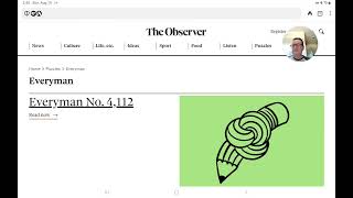 Observer Everyman Crossword (No. 4,112)
