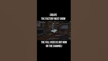 Create The Factory Must Grow tutorial / guide (minecraft java edition)