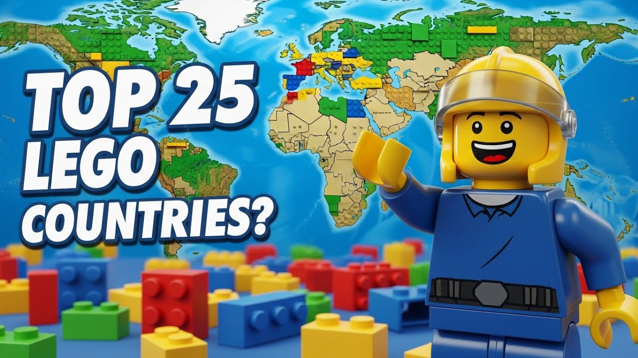 25 biggest Lego Countries - YouTube
