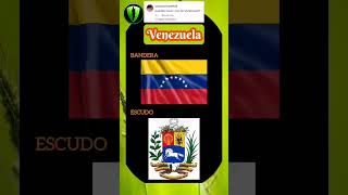 Bandera y escudo de VENEZUELA. Conócelos!