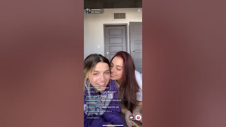 Olivia and Megan-LIVE on TikTok (part 3) 28/03/2020