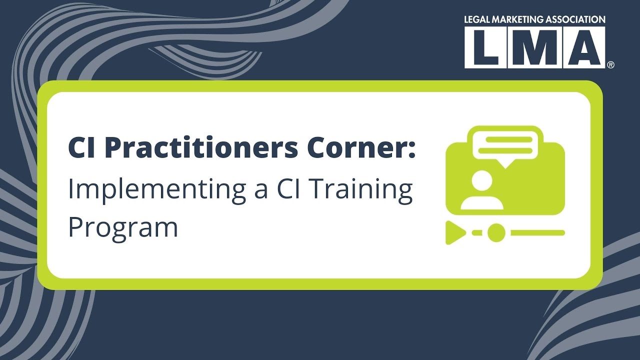 CI Practitioners Corner: Implementing a CI Training Program - YouTube