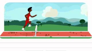 London 2012 Hurdles Record: 10.0 sec! (Google Doodle)