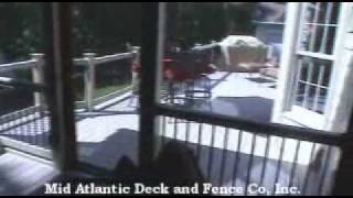 Low Maintenance Deck and Porch in Anne Arundel County - Mid Atlantic Deck and Fence Co Inc.
