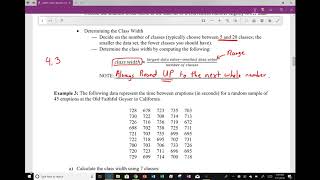 Quantitative data - freq distributions & histograms