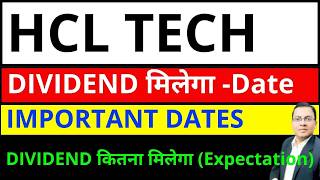 HCL TECH DIVIDEND I HCL TECH SHARE LATEST NEWS TODAY I HCLTECH SHARE I HCL TECH SHARE ANALYSIS Net Worth
