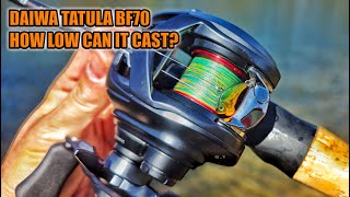 Daiwa Tatula BF70 UL BFS Reel Testing: How Light can it Cast?