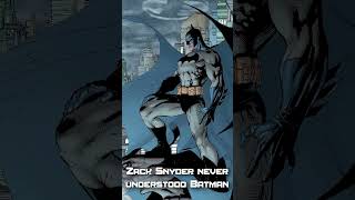 Celebrity Zack Snyder NEVER understood Batman Wealth