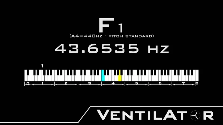 F1 / 43.6535hz @A440hz Tone For Instrument Tuning