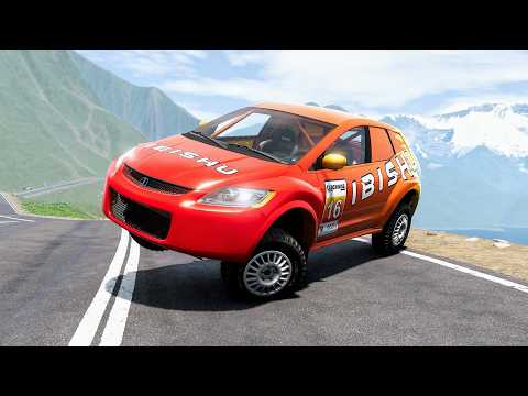 Dangerous Road Curves 14 BeamNG Drive CrashBoomPunk 