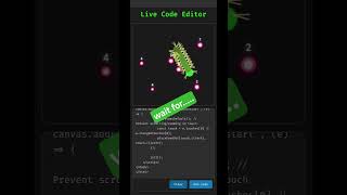 Is This Alive?! Screen Creature That Follows You #coding #creature #codeart #animation #programming