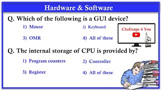Top 100 Computer Hardware & Input-Output MCQs - Computer MCQ question with answers #computermcq