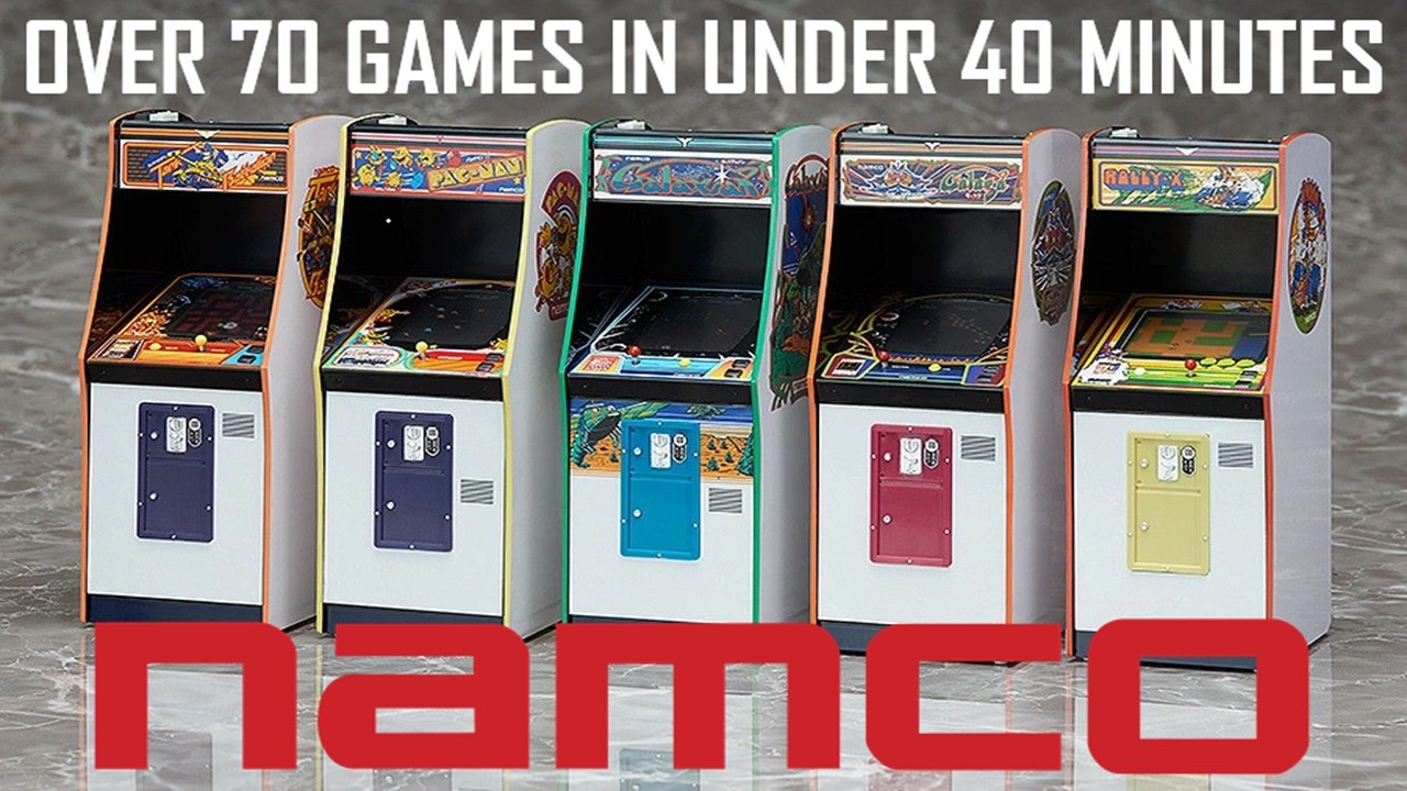 Over 70 80s Namco Arcade Games In Under 40 Minutes - YouTube
