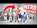 Nerds Play Basketball in Venice! DUNK On Trash Talking Hoopers