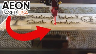 How to Make Laser Engraved Wall Signs With an AEON Mira 9 by TheRykerDane 1,791 views 2 years ago 2 minutes, 47 seconds