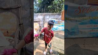 athar  masukin ayam dalam kandang #shorts
