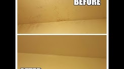 Remove black mold from bathroom ceiling and walls fast!