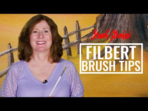 Filbert Brush Tips with CRI® Carolyn Saletto | Brush Strokes