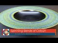 Woodturning - Spinning Bands of Colour