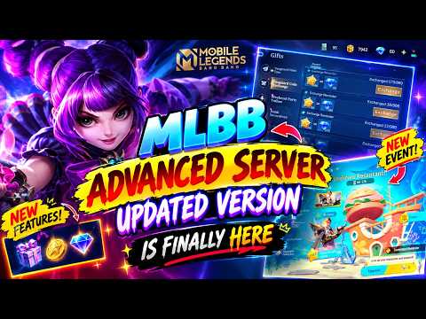 MLBB ADVANCED SERVER UPDATE IS HERE! 😱 NEW EVENTS, FREE REWARDS & DIAMONDS?!
