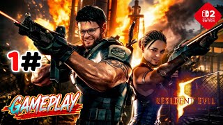 Resident Evil 5 Com @BRK_game no Nintendo Switch ep1 coop online