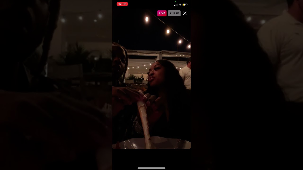 India and Lil durk IG LIVE being cute Happy Birthday Smurk! #viral #lildurk #india