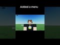 I added a menu in my game!!