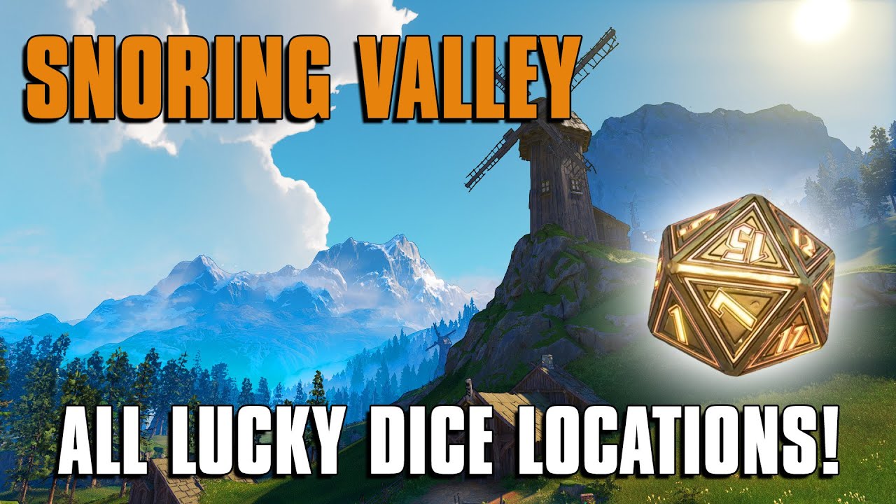Snoring Valley ALL LUCKY DICE LOCATIONS! Tiny Tina's Wonderlands Guide