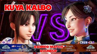 Kuya Kalbo SF6 Ranked Match Roundup. Chun Li Master Rank [Hori Fight Stick]