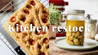Weekly kitchen restock | experimenting with new recipes!