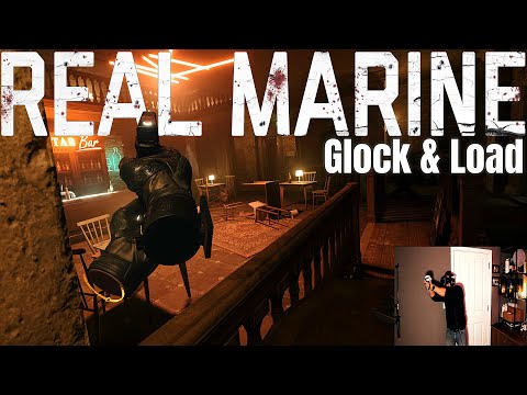 REAL MARINE PLAYS VR | Gunman Contracts EP 1 | THIS VR GAME WILL BLOW YOUR MIND | HALF-LIFE ALYX MOD