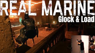 REAL MARINE PLAYS VR | Gunman Contracts 1 | THIS VR GAME WILL BLOW YOUR MIND | HALF-LIFE ALYX MOD