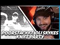 Newova REACTS To "POORSTACY - Knife Party (Ft. Oli Sykes) (Official Audio)"